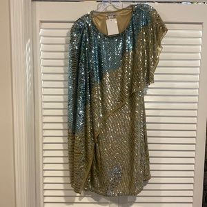 Sequined Cocktail Dress